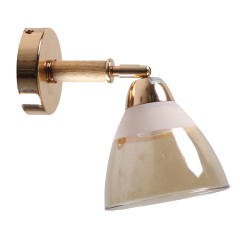 Бра настенное Е27 1*60Вт MD.8315-1-W-FGD+WOOD