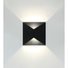 Светильник настенный LED 2*5W 4000K Черный 220V IP54 IL.0014.0012 BK