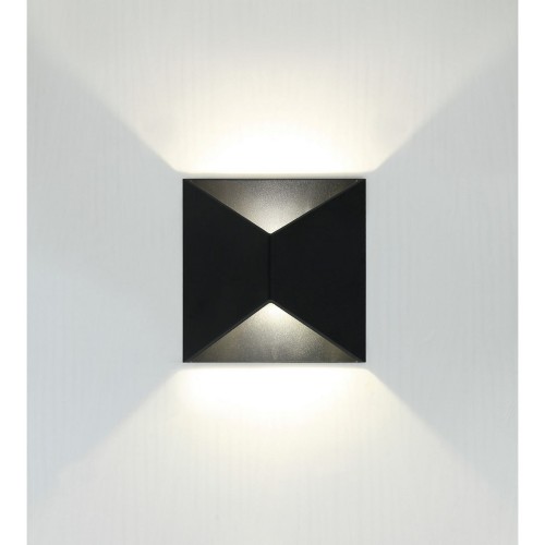Светильник настенный LED 2*5W 4000K Черный 220V IP54 IL.0014.0012 BK
