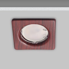 Светильник MR16 встраиваемый GU5.3 50W Темное дерево IL.0020.0487