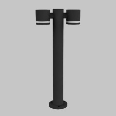 Светильник ландшафтный GX53 2*12W L600мм Черный 220V IP54 IL.0014.0018-2-L600-BK