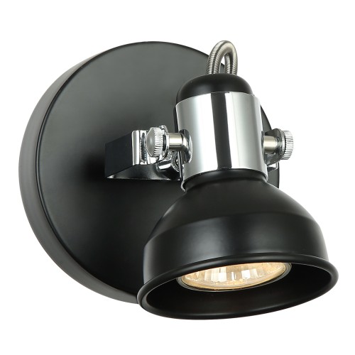 Светильник Спот 1*50Вт GU10 BK+CH SP.031-11-08