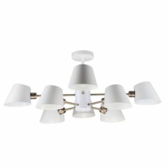 Люстра на штанге MD.9130-8-S WH+AB