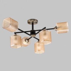 Люстра на штанге MD.4212-6-S-BK+AB
