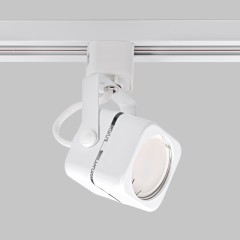 Светильник спот квадратный GU5.3 для трековой системы 1 фазный трек 220В, макс 50Вт, Белый IL.0010.0051
