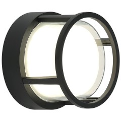 Светильник настенный LED 12W 4000K Черный 220V IP54 IL.0014.0015 BK