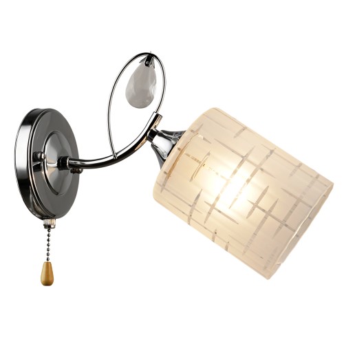 Бра 1*60Вт E27 MD.3808-1-W CH