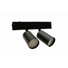 Светильник направленного света поворотный для трековой системы SMART LINE 220В, 2*GU10, Черный IL.0050.5011-GU10-BK
