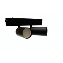 Светильник направленного света поворотный для трековой системы SMART LINE 220В, 2*GU10, Черный IL.0050.5011-GU10-BK