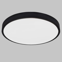 Светильник светодиодный потолочный накладной 500мм 72W 3000/4000/6000K Черный PLC.500-72-CCT-BK