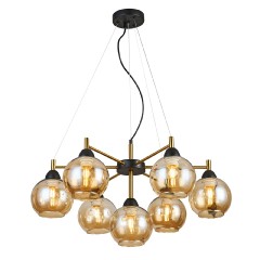 Подвесная люстра MD.9056-7-P-BK+COP