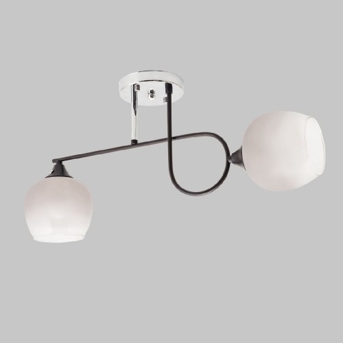 Купить потолочную люстру IMEX MD.4243-2-S-BK+CH по выгодной цене