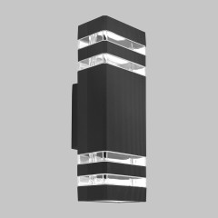 Светильник уличный настенный E27 2*60W Черный 220V IP54 IL.0014.0024-2-BK