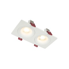 Светильник встраиваемый GU10 2*50W, белый IL.0029.0002-2-WH