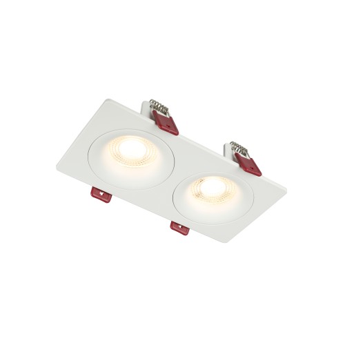 Светильник встраиваемый GU10 2*50W, белый IL.0029.0002-2-WH