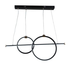 Люстра светодиодная, 94W, 3000K+6500K, пульт ДУ PLC-7053-720