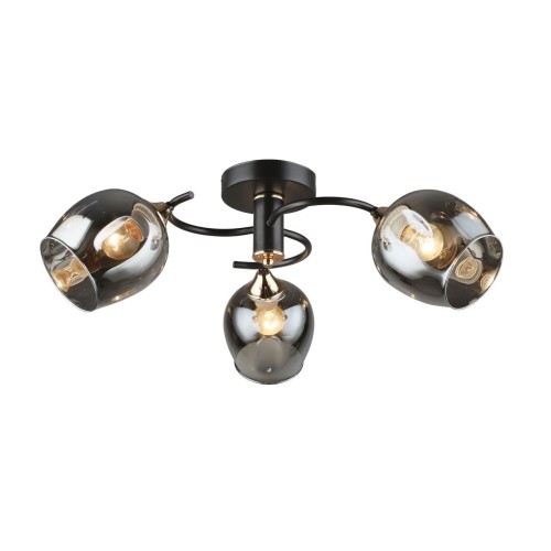 Люстра потолочная 3*Е27 MD.5963-3-S-COFFEE+FGD