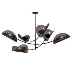 Люстра на штанге MD.8378-6-P-BK
