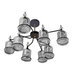 Люстра на штанге MD.4890-8-S COFFEE+FGD