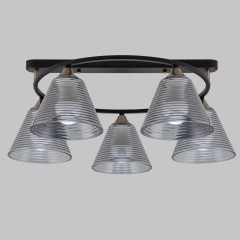 Люстра потолочная 5*Е27 MD.5948-5-S-BK+AB