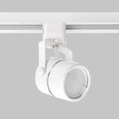 Светильник спот круглый GU5.3 для трековой системы 1 фазный трек 220В, макс 50Вт, Белый IL.0010.0050