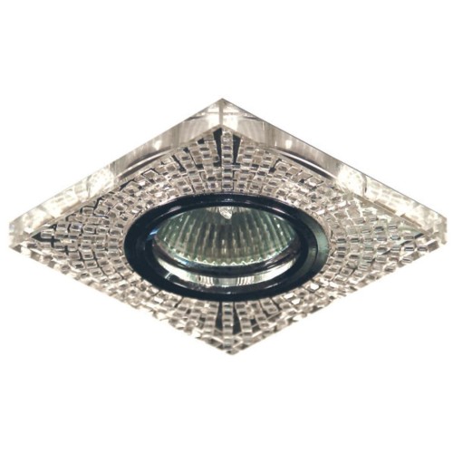 Светильник MR16+LED встраиваемый AL/CLEAR 35Вт+LED 3Вт IL.0026.1703