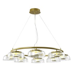 Люстра подвесная LED 65W, 3000+6000K, пульт ДУ PLC-7046-1000