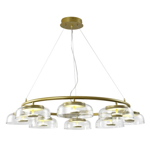 Люстра подвесная LED 65W, 3000+6000K, пульт ДУ PLC-7046-1000