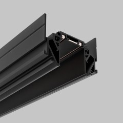 Магнитный шинопровод для потолков ПВХ трековой системы UT25 48В, 3 метра, Черный IL.0007.7003-BK