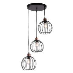 Подвесная люстра MD.0229-3-P BK