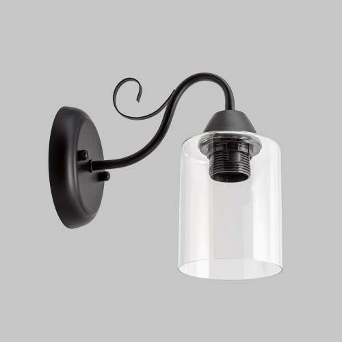 Бра 1*60Вт E27 MD.3987-1-W-BK-V2