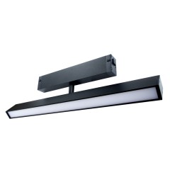 Светильник CCT линейный рассеянного света поворотный для трековой системы SMART LINE 220В, 18Вт, Черный IL.0050.5001-18-CCT-BK