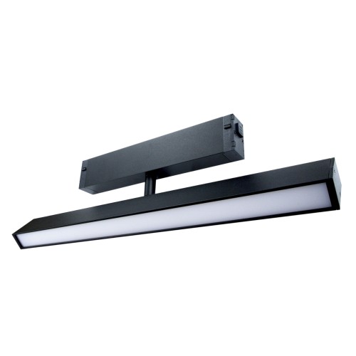 Светильник CCT линейный рассеянного света поворотный для трековой системы SMART LINE 220В, 18Вт, Черный IL.0050.5001-18-CCT-BK