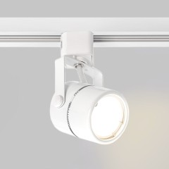 Светильник спот круглый GU5.3 для трековой системы 1 фазный трек 220В, макс 50Вт, Белый IL.0010.0050