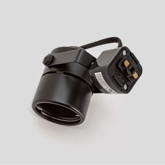 Светильник спот круглый GU5.3 для трековой системы 1 фазный трек 220В, макс 50Вт, Черный IL.0010.2150