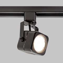 Светильник спот квадратный GU5.3 для трековой системы 1 фазный трек 220В, макс 50Вт, Черный IL.0010.2151