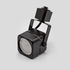 Светильник спот квадратный GU5.3 для трековой системы 1 фазный трек 220В, макс 50Вт, Черный IL.0010.2151