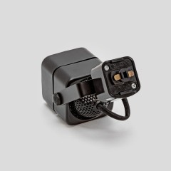 Светильник спот квадратный GU5.3 для трековой системы 1 фазный трек 220В, макс 50Вт, Черный IL.0010.2151