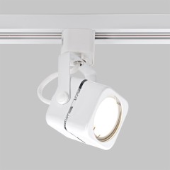 Светильник спот квадратный GU5.3 для трековой системы 1 фазный трек 220В, макс 50Вт, Белый IL.0010.0051