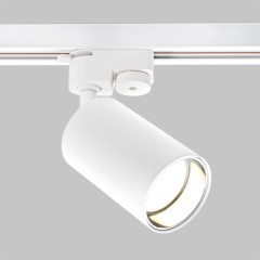 Светильник спот GU10 для трековой системы 1 фазный трек 220В, макс 10Вт, Белый/Хром IL.0010.0057
