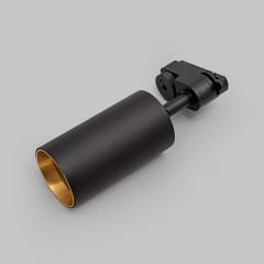 Светильник спот GU10 для трековой системы 1 фазный трек 220В, макс 10Вт, Черный/Золото IL.0010.2157