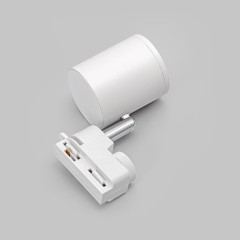 Светильник спот GU10 для трековой системы 1 фазный трек 220В, макс 50Вт, Белый IL.0010.0005