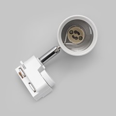 Светильник спот GU10 для трековой системы 1 фазный трек 220В, макс 50Вт, Белый IL.0010.0005