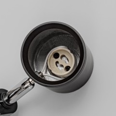 Светильник спот GU10 для трековой системы 1 фазный трек 220В, макс 50Вт, Черный IL.0010.2105