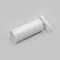 Светильник спот GU10 для трековой системы 1 фазный трек 220В, макс 50Вт, Белый IL.0010.0007 WH