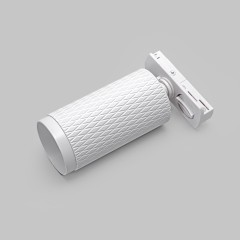 Светильник спот GU10 для трековой системы 1 фазный трек 220В, макс 50Вт, Белый IL.0010.0008 WH