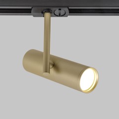 Светильник спот GU10 для трековой системы 1 фазный трек 220В, макс 50Вт, Матовое Золото IL.0010.0012 MG