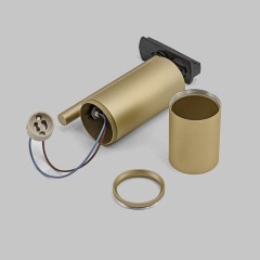 Светильник спот GU10 для трековой системы 1 фазный трек 220В, макс 50Вт, Матовое Золото IL.0010.0012 MG