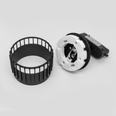 Светильник спот GX53 для трековой системы 1 фазный трек 220В, макс 12Вт, Черный IL.0010.0017-BK