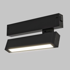 Светильник SMART рассеянного света поворотный для трековой системы SMART LINE 220В, 9Вт, Черный IL.0050.6001-9-BK